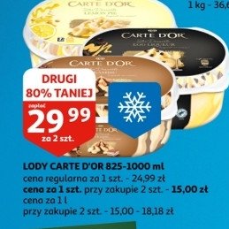 Lody baileys Algida carte d'or les desserts promocja