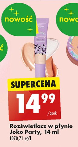 Rozświetlacz w płynie z pipetką Joko Joko make-up promocja