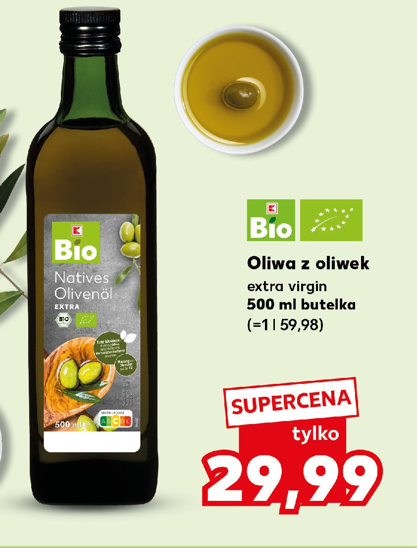 Oliwa z oliwek extra virgin K-classic promocja