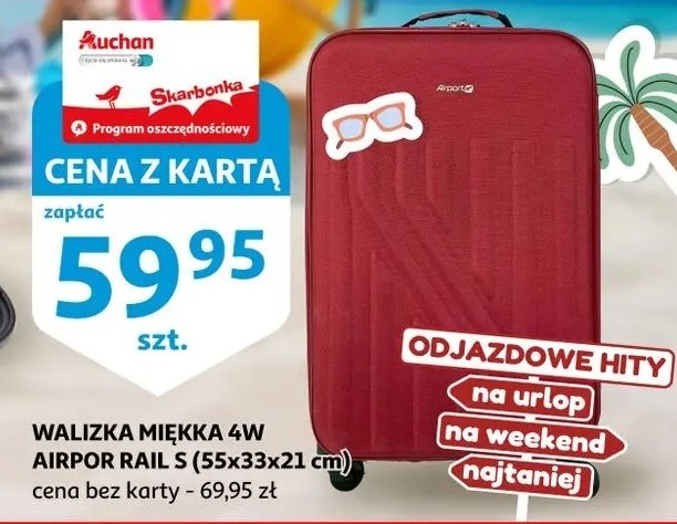 Walizka rail 50 cm Airport promocja w Selgros
