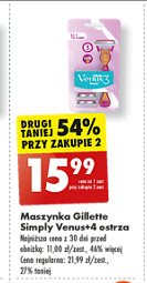 Maszynka do golenia + 3 wkłady Gillette simply venus 3 promocja