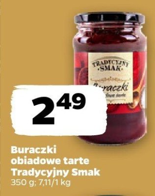 Buraczki obiadowe tarte  promocja w Netto