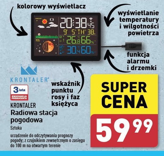 Stacja radiowa pogodowa Krontaler promocja