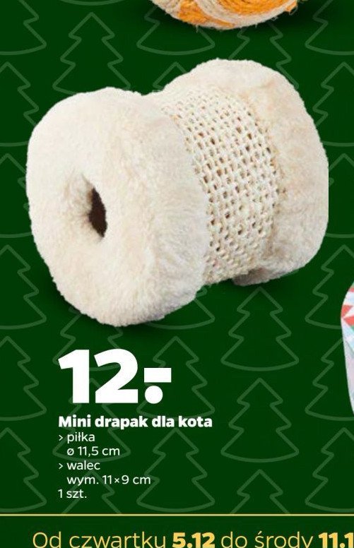 Mini drapak walec 11 x 9 cm promocja