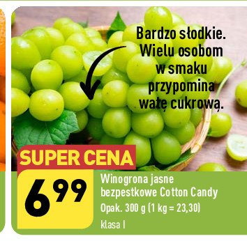 Winogrona cotton candy premium promocja