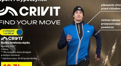 Kurtka termiczna męska  promocja w Lidl