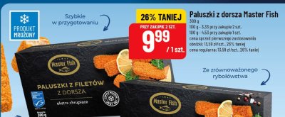 Paluszki z dorsza Master Fish promocja w POLOmarket