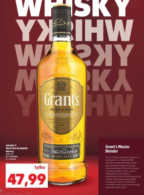 Whisky Master Blender 0,7 l promocja w Kaufland
