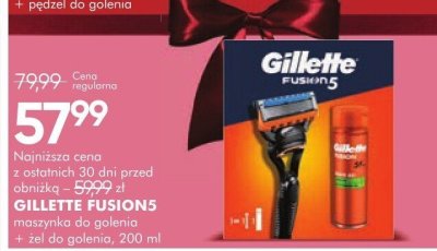 Zestaw kosmetyków GILLETTE FUSION5 promocja w Super-Pharm