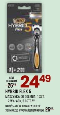 Maszynka do golenia HYBRID FLEX 5 promocja w Drogerie Natura