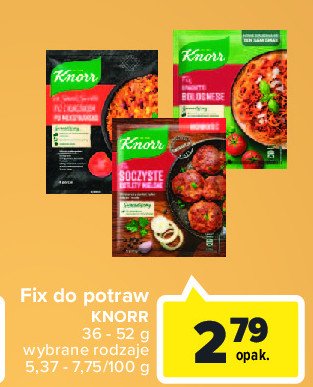 Ryż z kurczakiem po meksykańsku Knorr fix smaki świata promocja