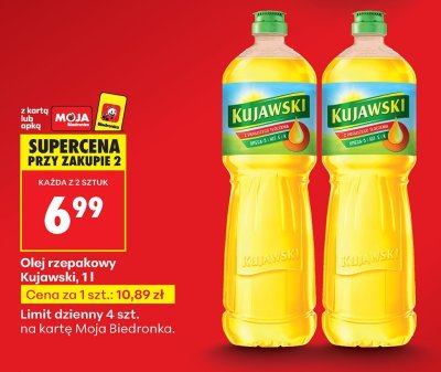 Olej rzepakowy  promocja w Biedronka