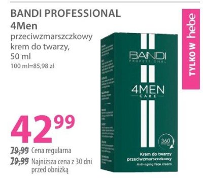 Krem do twarzy BANDI PROFESSIONAL 4MEN promocja w Hebe