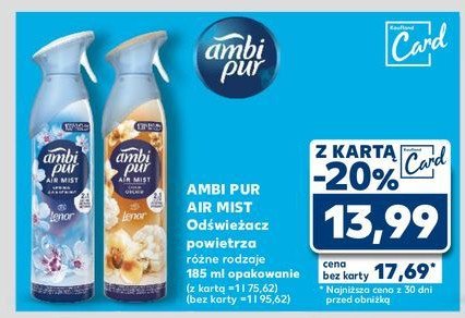 Odświeżacz powietrza lenor gold orchid Ambi pur freshelle promocja