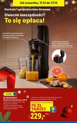 Wyciskarka wolnoobrotowa  promocja w Lidl