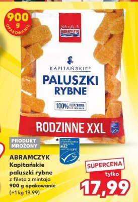 Kapitańskie paluszki rybne z fileta z mintaja promocja w Kaufland