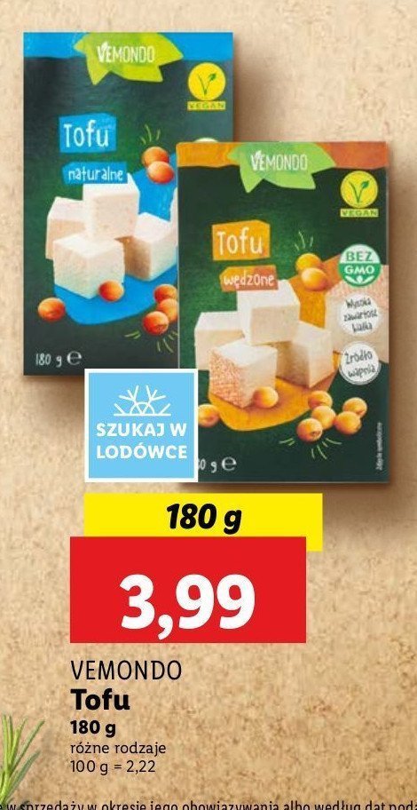 Tofu w臋dzone Vemondo promocja