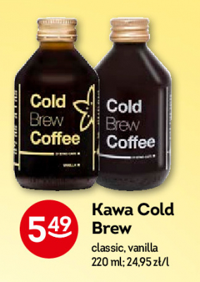 Kawa cold brew promocja