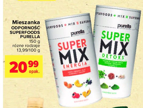 Mieszanka super mix energia Purella superfoods Purella food promocja