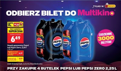 Napój gazowany, 2,25 l promocja w Biedronka