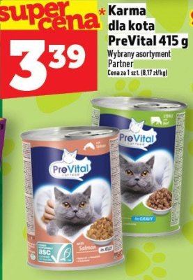 Karma dla kota PreVital 415 g promocja w TOPAZ