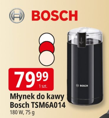 Młynek do kawy Bosch TSM6A014 promocja w Leclerc