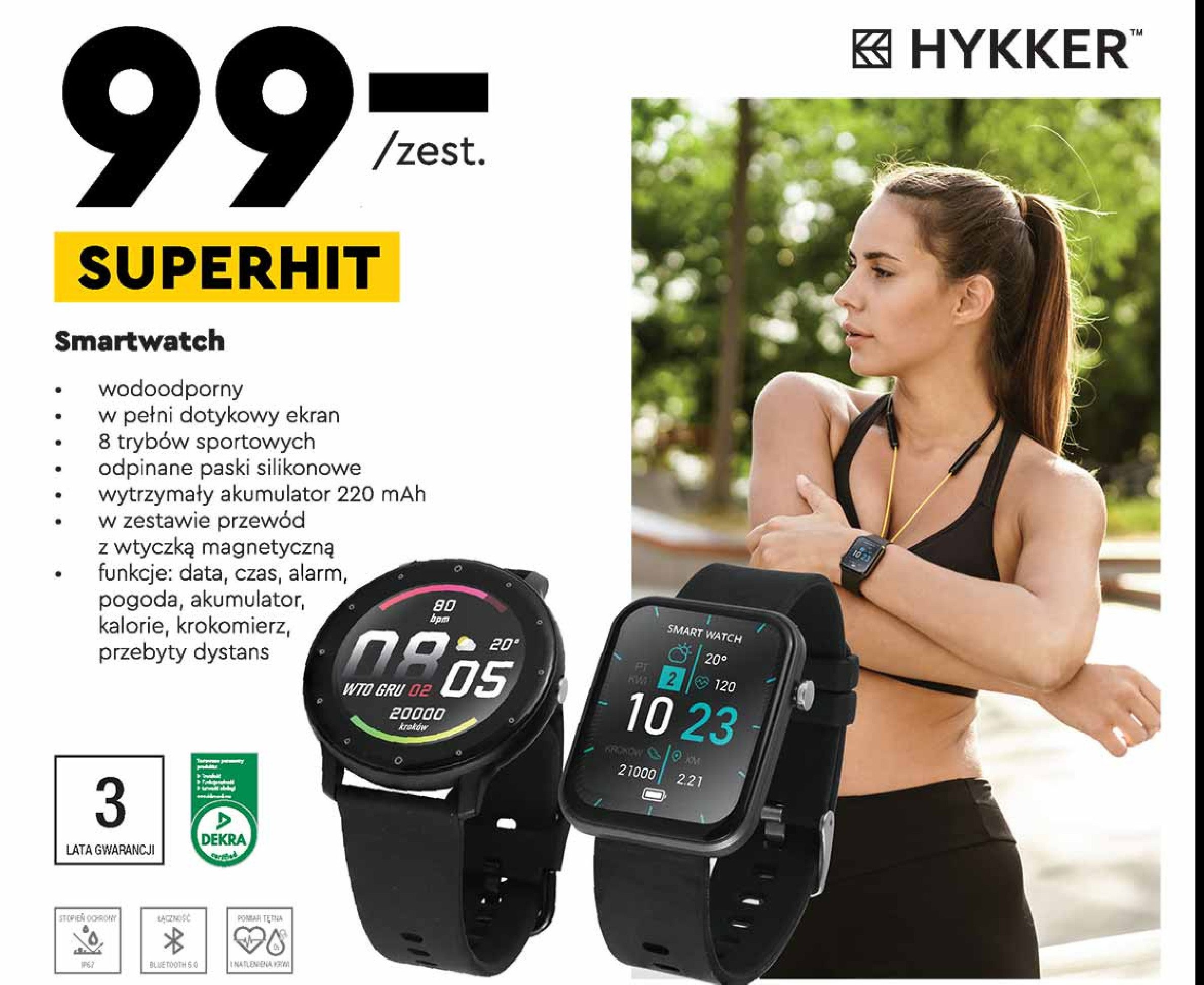 Smartwatch Hykker promocja