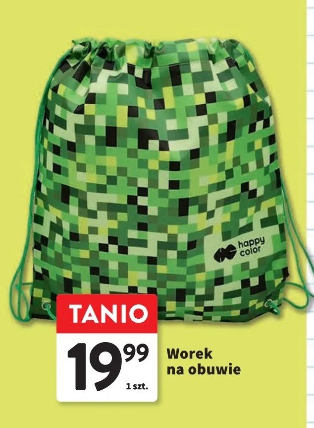 Worek na buty minecraft HAPPY COLOR promocja