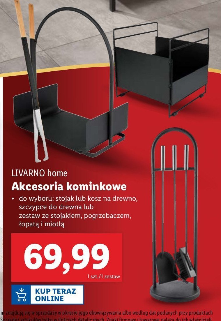 Kosz na drewno LIVARNO HOME promocja