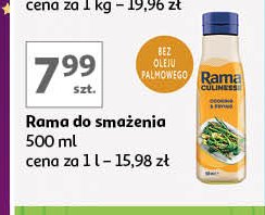 Tłuszcz do smażenia RAMA CULINESSE promocja w Auchan