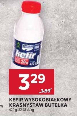 Kefir wysokobiałkowy Krasnystaw butelka promocja w Stokrotka