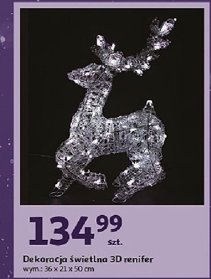 Dekoracja renifer promocja w Makro