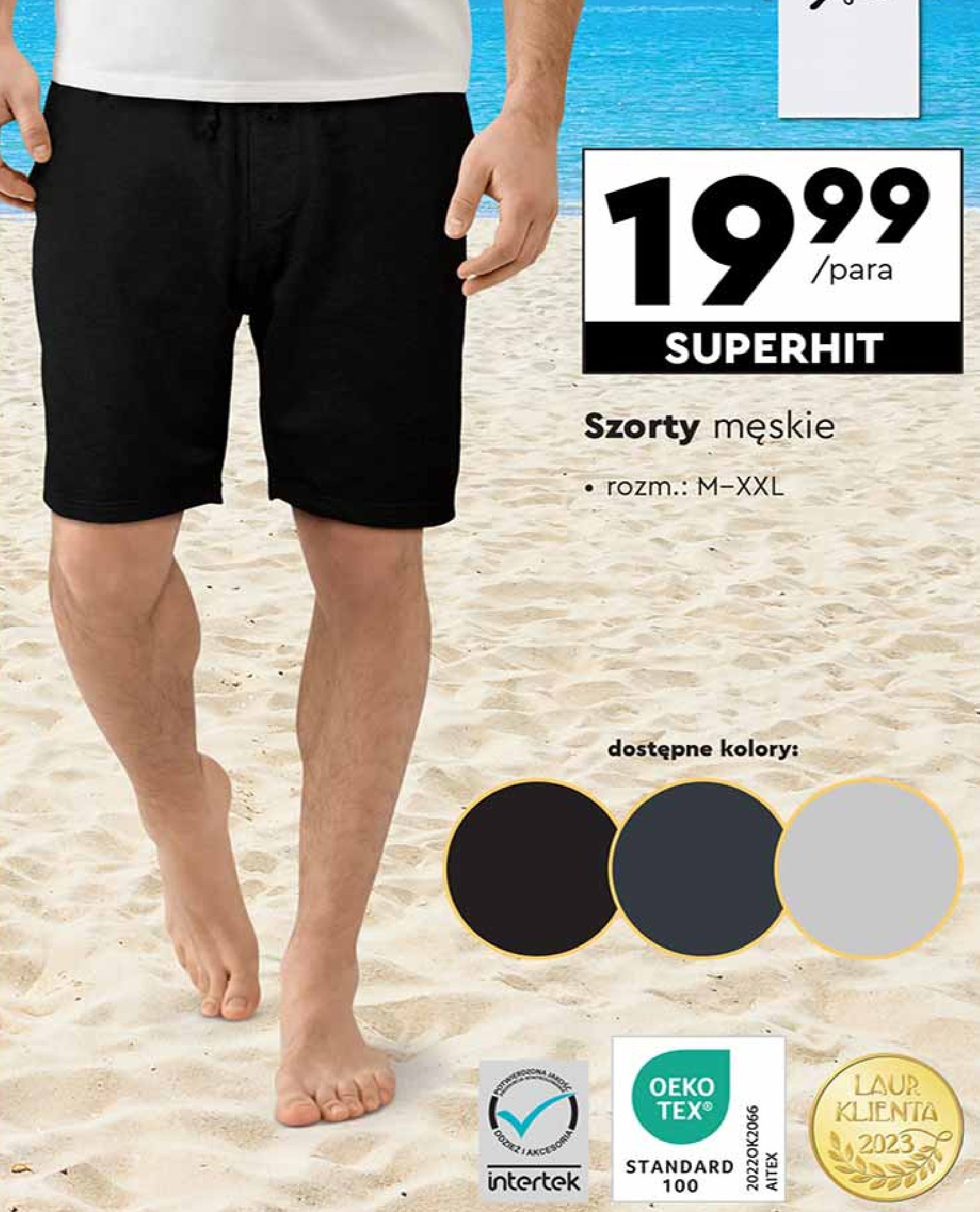 Szorty męskie m-xxl promocja