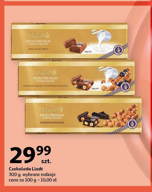 Czekolada fondente nooore LINDT SWISS PREMIUM promocja