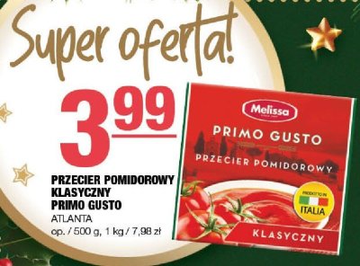 Przecier pomidorowy klasyczny Primo Gusto Atlanta promocja w SPAR