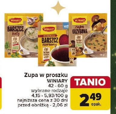 Zupa grzybowa Winiary nasza specjalność promocja