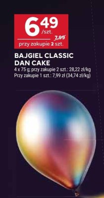 Bajgiel Classic Dan Cake promocja w Stokrotka