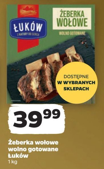 Żeberka wołowe wolno gotowane Łuków promocja