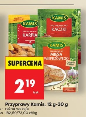 Przyprawy Kamis, 12 g-30 g: różne rodzaje promocja w Biedronka