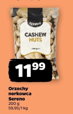 Orzechy nerkowca Bakaliowy snack promocja w Netto