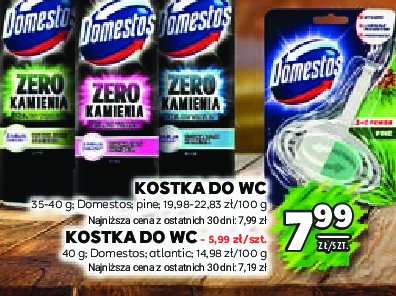 Kostka do wc pine Domestos promocja