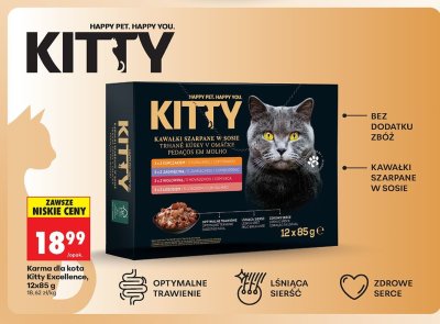 Karma dla kota Kitty Excellence promocja w Biedronka