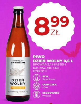 Piwo promocja w Duży Ben