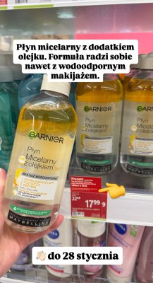 Płyn micelarny z olejkiem 3w1 promocja w Rossmann