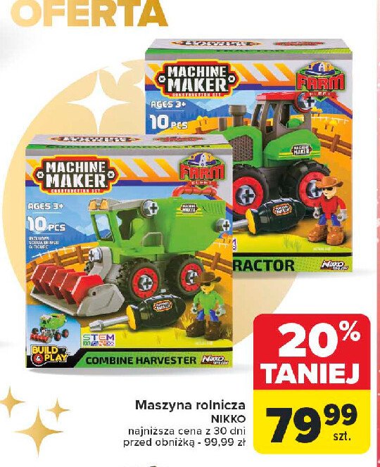 Traktor NIKKO promocja w Carrefour Market