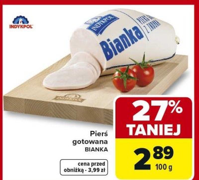 Pierś gotowana BIANKA promocja w Carrefour