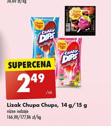 Lizaki cola Chupa chups crazy dips promocja