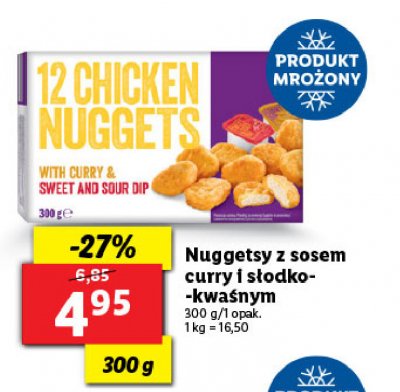 Nuggetsy z kurczaka curry Mcennedy promocja