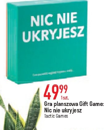 Gra nic nie ukryjesz Tactic promocja