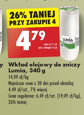 Wkład olejowy do zniczy 80 h Lumia promocja